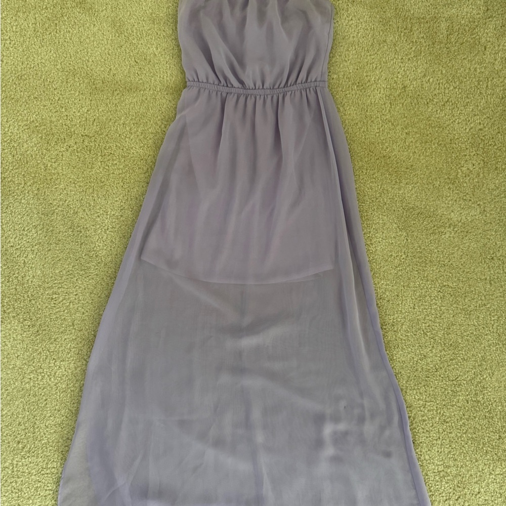 Charlotte Russe Lavender Strapless Sundress Wedding Guest